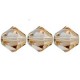 Preciosa MC Bicone 3mm beads Crystal honey 00030/23501